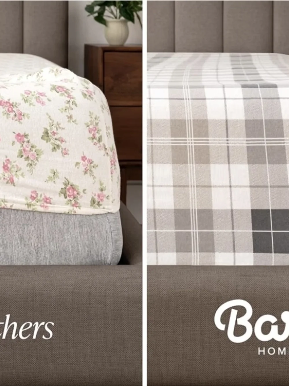 Bare Red and Black Buffalo Plaid Flannel Sheet Set King Size